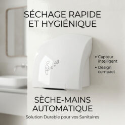 Sèche Mains Electrique Automatique Mural ATIMEX S002
