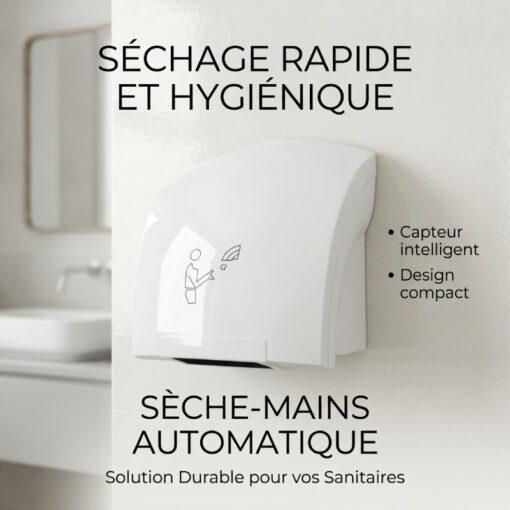 Sèche Mains Electrique Automatique Mural ATIMEX S002