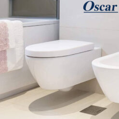 Abattant de WC à Fermeture Amortie Silencieuse Forme D OSCAR 353-3 – Image 3