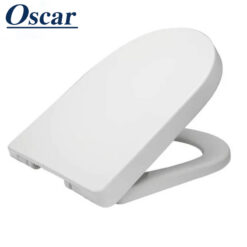 Abattant de WC à Fermeture Amortie Silencieuse Forme D OSCAR 353-3 – Image 2