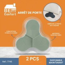 Arrêt Bloc Porte 3 Epaisseurs 2PCS
