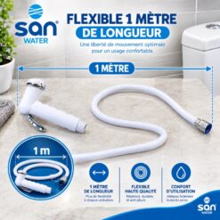 Alternative view of Douchette d'ablution avec flexible 100cm SAN WATER