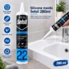 Mastic Silicone Acrylique SELSIL 22 (280 ml)