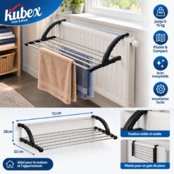 Alternative view of Sèche-Linge Pliable pour Radiateur KIBEX XL