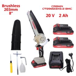 Alternative view of Mini Scie a Chaîne Sans Fil Brushless 20V CROWN CT29023XS-2 BMC