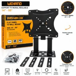 Support TV mural réglable 14" - 55" WEHAND – Image 5