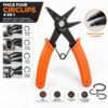 Pince pour Circlips Multifonction 4 en 1