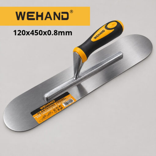 Truelle de Plâtrier et Lissage Inox WEHAND 120x450x0.8mm NO.19261104
