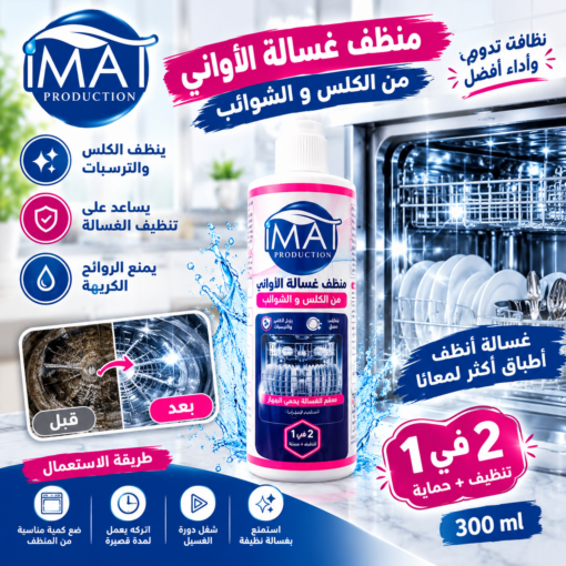 Nettoyant et Détartrant pour Lave-Vaisselle IMAT 300 ml