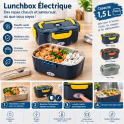 Lunch Box Électrique Chauffante 1,5L (60W) – Image 3