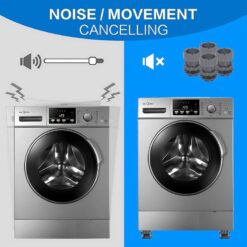 Stop Vibration Machine à Laver Anti Dérapant Noir 4PCS VILENA – Image 5
