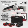 Mini Scie a Chaîne Sans Fil Brushless 20V CROWN CT29023XS-2 BMC