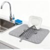 Tapis Égouttoir à Vaisselle Pliable en Microfibre