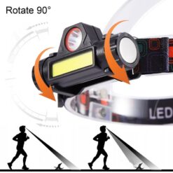 Lampe Frontale LED Haute Puissance Rechargeable – Image 9