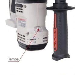 Marteau Perforateur Rotatif Sans Fil 20V Max Brushless CROWN CT28001XS-4 BMC – Image 5