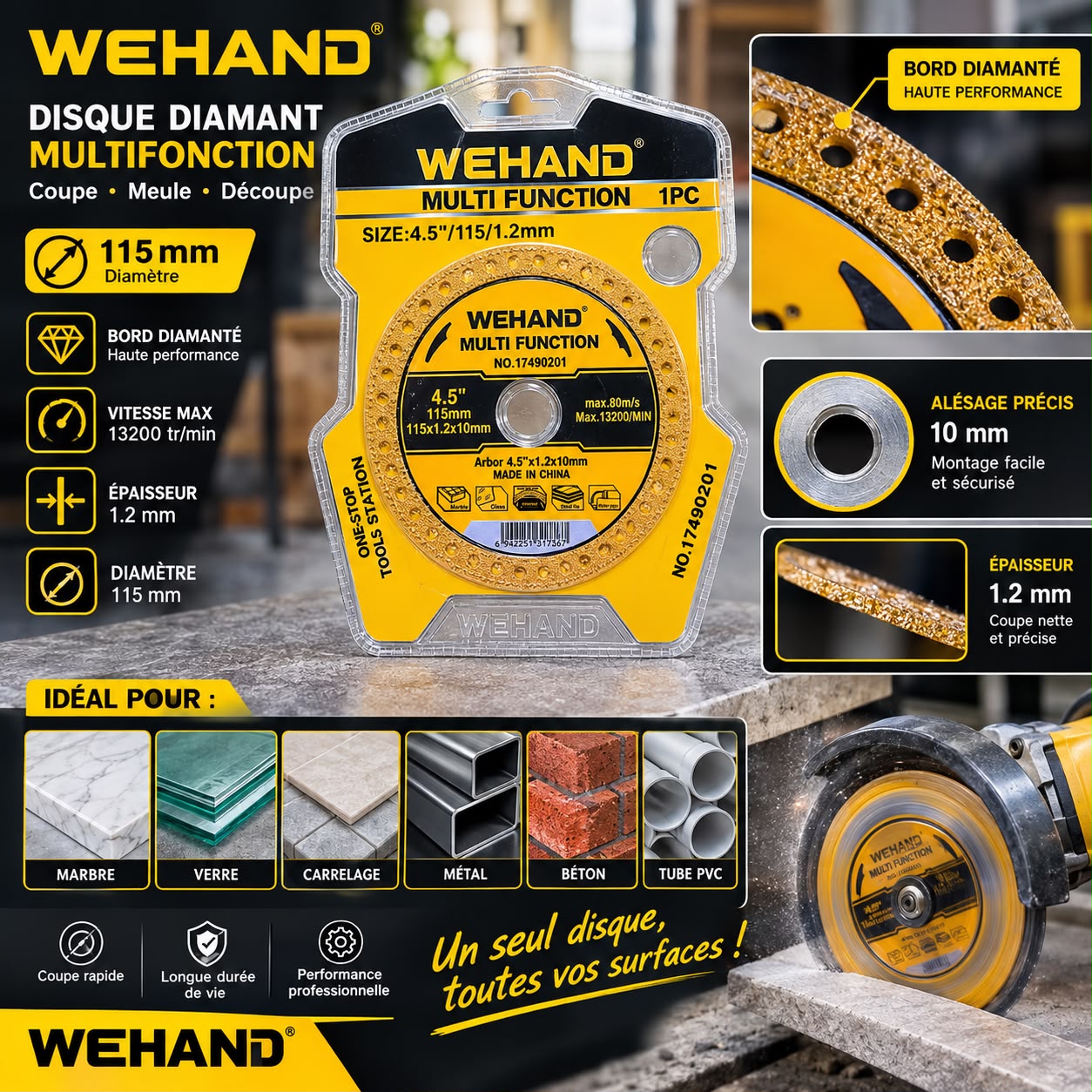 Disque Diamant Ultra-Fin WEHAND NO.17490201 – Image 2