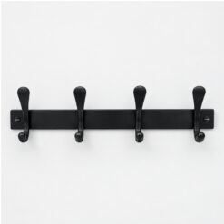 Porte manteau 04 crochets inox NOIR SAN-WATER – Image 3