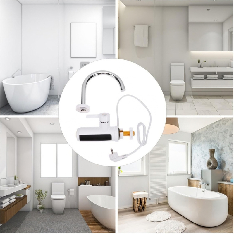 Robinet Chauffe-Eau Électrique Instantané avec Écran Numérique – Image 4