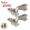 Lot de 4 Charnières Plates Invisibles
