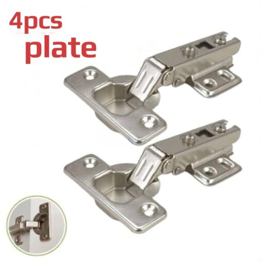 Lot de 4 Charnières Plates Invisibles