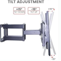Support TV mural réglable 40″ – 80″ WEHAND – Image 8