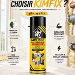 Mousse Polyuréthane Expansive KIMFIX Multiusage – Image 4