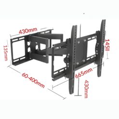 Support TV mural réglable 40″ – 80″ WEHAND – Image 5