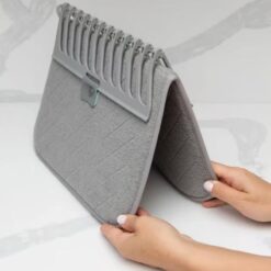 Tapis Égouttoir à Vaisselle Pliable en Microfibre – Image 4