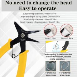 Pince pour Circlips Multifonction 4 en 1 – Image 5
